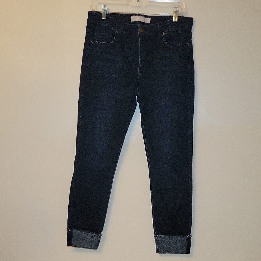 Statement Cuffed Cropped Jeans Woman's Size‎ 30